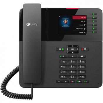 Teléfono de Escritorio VoIP Unify OpenScape CP410 - SIP, PoE, 6 Cuentas