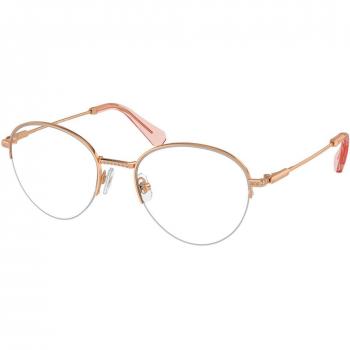 Swarovski SK1004 4014 Women's Eyeglasses Rose-Gold Size 49 (Frame Only) - Blue Light Block Available