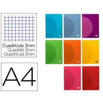 Libreta Liderpapel 360 A4 48 hojas de 90gr/m2 cuadriculado 3mm