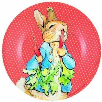 Peter Hase BP922G - Plato de postre, color rojo