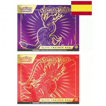 CARTAS POKEMON CAJA DE ENTRENADOR ELITE -ESCARLATA Y PURPURA (ESP) ORIGINALES