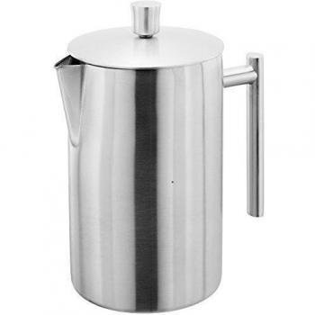 Cafetera de acero inoxidable mate itcentre estelar, acero inoxidable, 1400ml