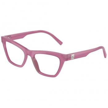 Dolce & Gabbana DG3359 2966 Armazones para Mujer Rosas, Lentes Recetados Para Mujer Rosas, Gafas Recetadas para Mujer Rosas