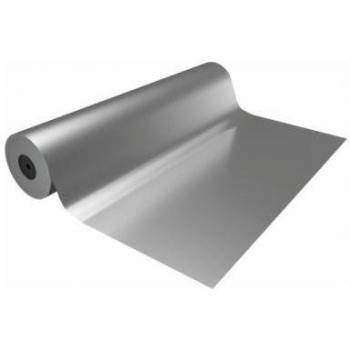 Papel de regalo metalizado plata bobina 31 cm x 85 m