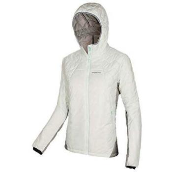 Trangoworld Solden Chaqueta, Mujer, Blanco Menta/Gris Piedra, M