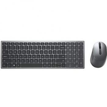 DELL KM7120W Teclado RF Wireless + Bluetooth QWERTY ALEMÁN Gris, Titanio