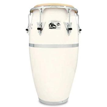 LP Candido Camero Sig White Fiberglass 12 1/2 Tumba