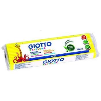 Plastilina Giotto Patplume 350g Color Amarillo