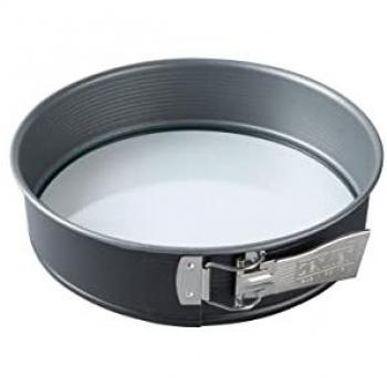 Molde Desmontable Redondo de 26cm con Base de Cristal y Revestimiento Antiadherente Teflón, Libre de PFOA y Ahorro Energético del 30% - ZENKER