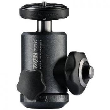 Cullmann Titan TB6.2 Cabeza de tripode Negro 1/4 Ball Head - Cabeza para trípode