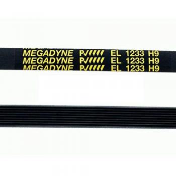 Correa de Lavadora EL 1233 H9 - Compatible con Ardo Merloni New Pol 416004300