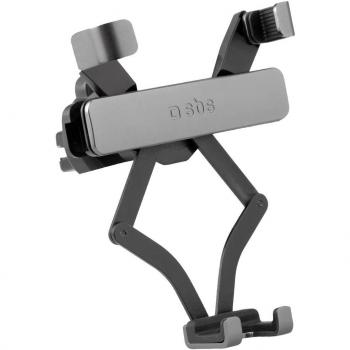 Soporte de Auto para Smartphone SBS TESUPGRAVPRO, Soporte Pasivo con Rotación 360°, Color Negro y Gris