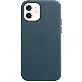 Funda de Cuero Apple con MagSafe para iPhone 12 y iPhone 12 Pro - Azul Báltico, 15,5 cm (6.1 pulgadas)