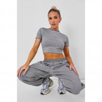 Baby Tee Washed Grey