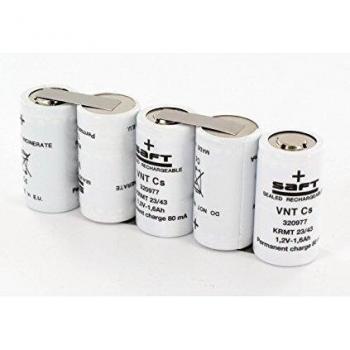 Baterías Saft 6V 1.6Ah 5VNT CS 804015 Bloques autonomos de alumbrado de Seguridad