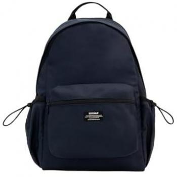 Mochila Ecoalf Wakai de hombre con cierre de cremallera, bolsillo frontal y color azul marino