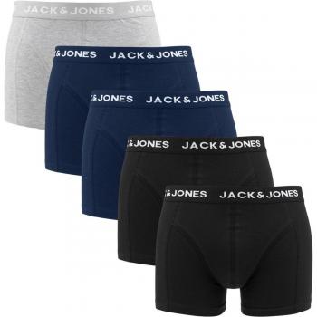 Jack & Jones Anthony Men's Boxer Shorts 5-Pack - Navy, Black, Grey