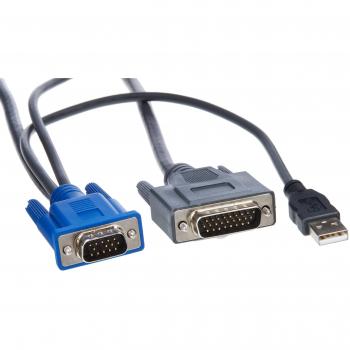 HP 1x4 KVM Console 6ft USB Cable - Switch KVM