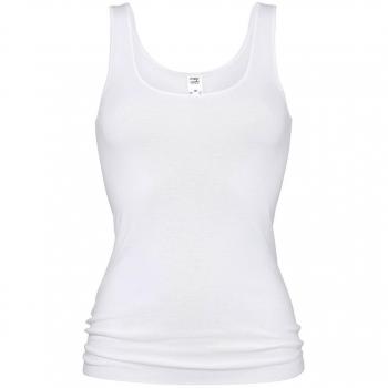 Mey Noblesse Women's Classic Hemmed Tank Top - White, Slim Fit, Size 50