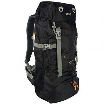 Regatta Survivor III - Mochila acolchada para hombre, Hombre, Mochila, EU143 800000, negro, 65 L