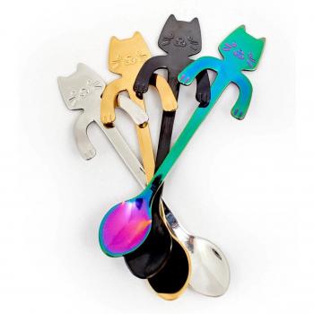 Cucharas Milimetrado en forma de gatitos Coffee & Cats.