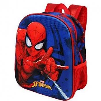 Karactermania Spiderman Crawler - Mochila 3D Pequeña, Multicolor