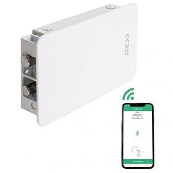 Cerradura Electrónica Invisible Arregui Kamo CI20B con Control por Smartphone, Antirrobo y Anti Okupas - Blanco