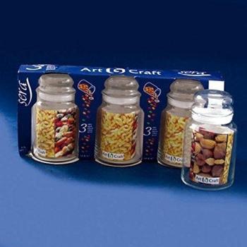ART&CRAFT - Bote Cristal Pack 3 Sera Art&Craft 29 Cl