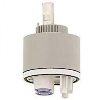 Cartucho de recambio Nobili RCR418 para lavabo y bidet, diámetro 45 mm, con distribución de temperatura y presión al 50%, color gris/amarillo