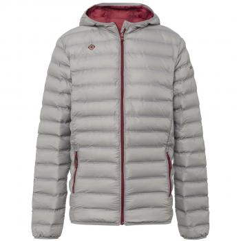 Izas Marbore Chaqueta de Pluma, Hombre, Gris / Rojo Mineral, M