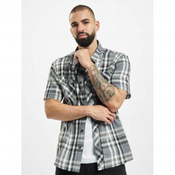 Brandit Camisa de Manga Corta Roadstar Negra y Antracita