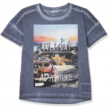NAME IT Nkmkenn SS Top, Camiseta para Niños, Azul