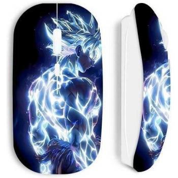 Ratón Inalámbrico Maniacase Dragon Ball Z Goku Ultra Instinct Blanco Ergonómico y Cómodo