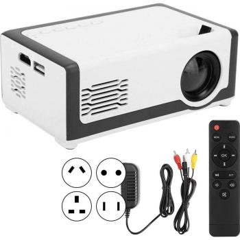 Miniproyector LED HD 1080P, HDMI, USB y AV, reproductor multimedia portátil para cine en casa 100-240V