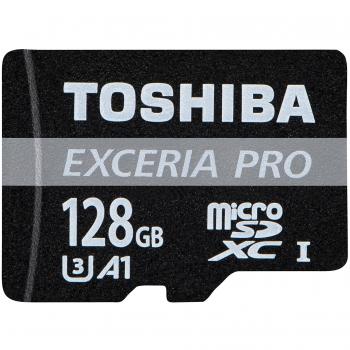 Toshiba Exceria M402 - Tarjeta MicroSD de 128 GB, Color Negro