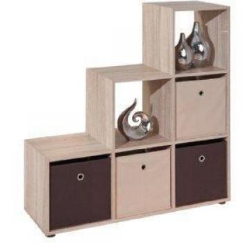 Links 19500200 Nullo,  Mueble Separador de Ambientes, 6 Módulos, Sonoma