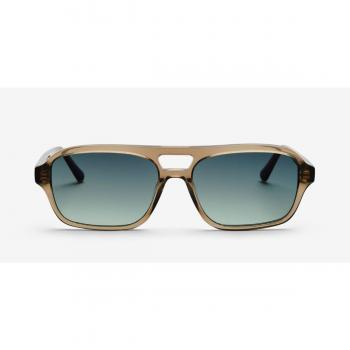 Messy Weekend BURT Bottle Green 56mm Brown Men's Sunglasses