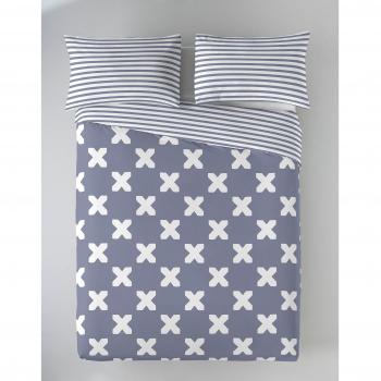 Munich EVO Grey Funda Nórdica, Algodón, Gris, 180 cm