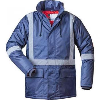 Parka Mellum Talla M, Azul Marino con Reflexión