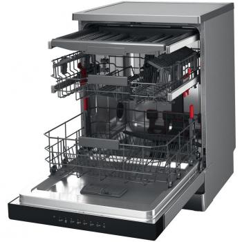 Lavavajillas Whirlpool WFC3C33PFX Independiente Inox 14 Cubiertos Clase D con 8 Programas y 3ª Bandeja