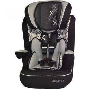 Osann 102 - 123 - 151 Asiento Infantil para coche I - Max SP Corail, 9 A 36 Kg, ECE Grupo 1/2/3, de aproximadamente 9 meses hasta 12 años, mitwachsende reposacabezas, Negro