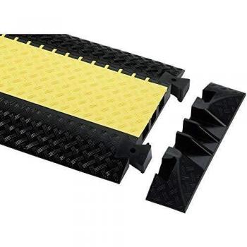 Defender 3-Channel Cable Ramp End Piece with TPU Construction