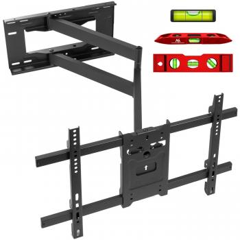 Soporte de TV Maclean MC-985, VESA 600x400, 37-80, Carga 45kg, Brazo Largo 915mm
