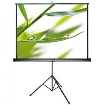 Pantalla de Proyección Celexon Deluxx Advanced con Trípode 152x152cm, Formato 1:1, Blanco Mate, Corrección Trapezoidal Integrada