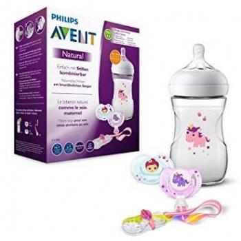 Set de Regalo Philips Avent Natural Unicornio 1 Mes +