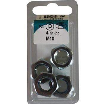 HSI 904951 - Tuerca hexagonal galvanizada M10-4 pzas