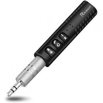 Areson - Receptor Bluetooth 4.1, inalámbrico, portátil, para coche y para el hogar