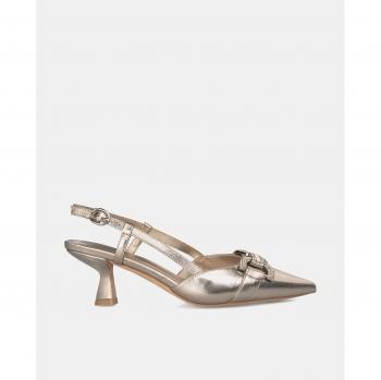 Zapatos de salón de mujer de piel con puntera afilada