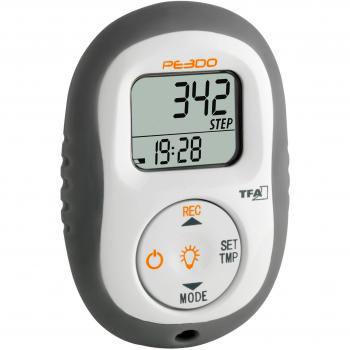 TFA Dostmann 42.2005 HiTrax Step - Podómetro 3D con Reloj