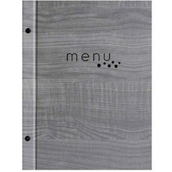 Lacor 28540 Edgar Collection-Cubierta para menú, Gris